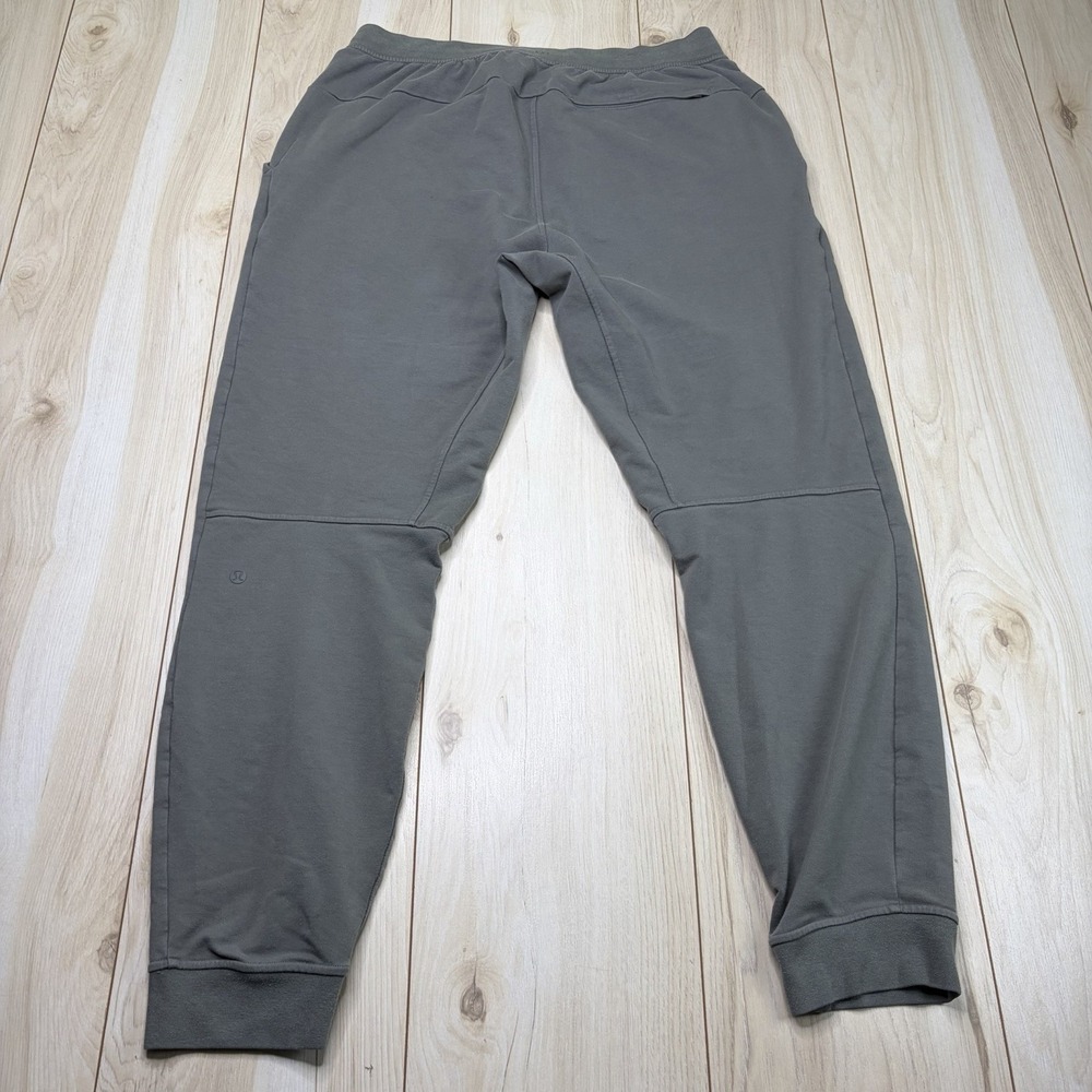 Lululemon Mens Large City Sweat Joggers Olive Green Active Sweatpants - Picture 10 of 10